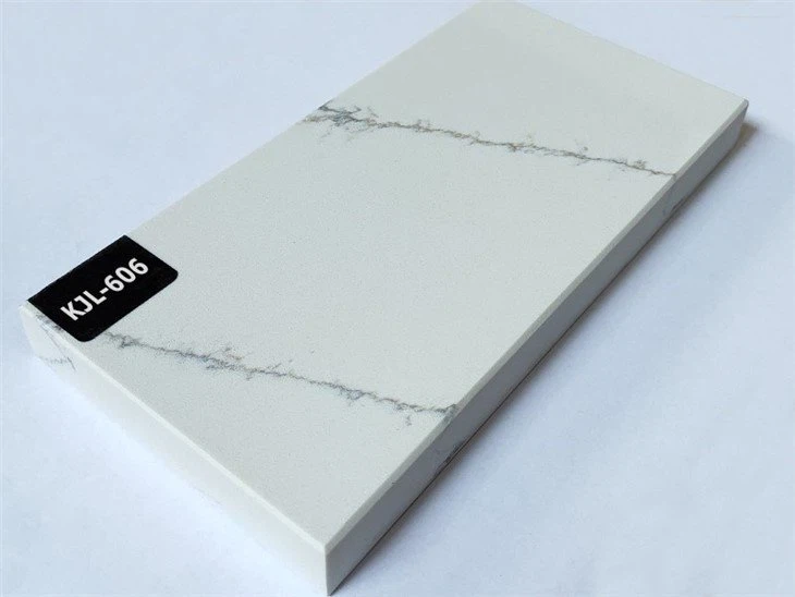 White Marble Look Quartz Countertops (3)